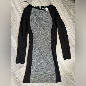 Slick long sleeve dress